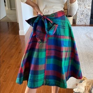 Plaid Holiday Skirt (never worn)